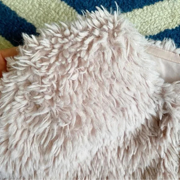 ❄️ CONTEMPORARY BLUSH FAUX FUR TEDDY JACKET!