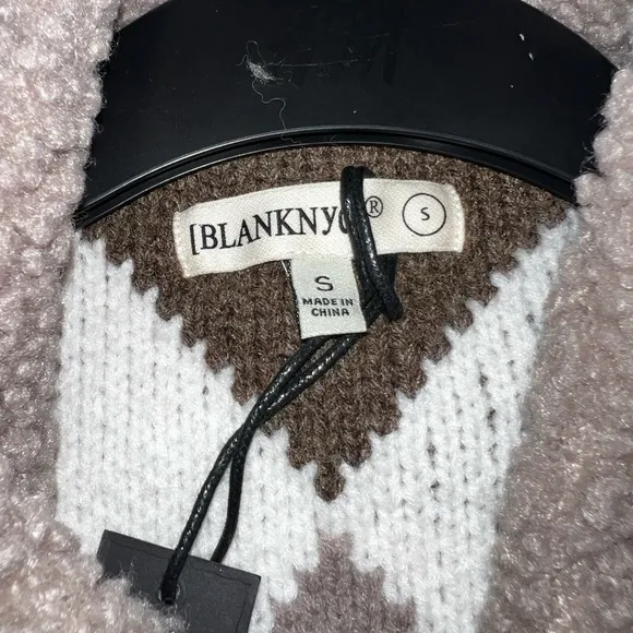🌟 Cozy Faux Fur Sherpa Jacket by Blank NYC 🌟