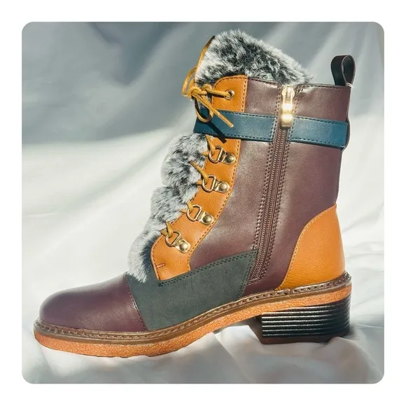 ★ NWT Patrizia Hilvia by Spring Step Boots - Multicolored ★