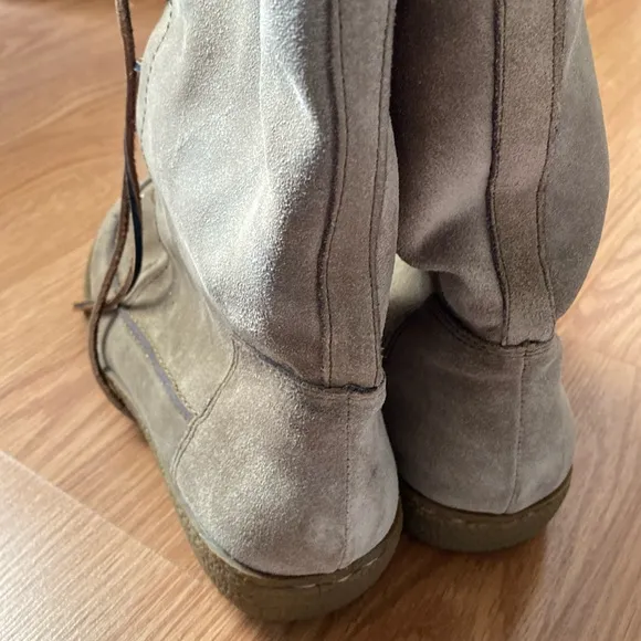 ❤️ Sam Edelman Faux Fur Lined Brown Boots Size 9.5