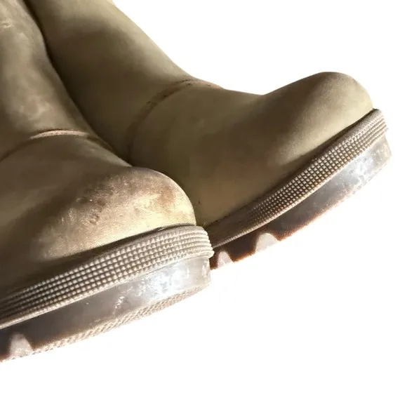 •🌺 Sorel lea green wedge boots 6.5
