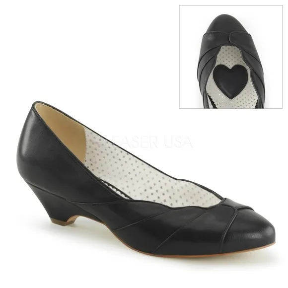 ❤️ Wedge Kitten Heels Pin Up Shoes
