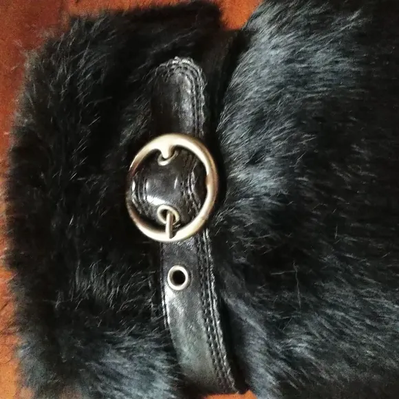 #14 R RETAILED@600 Different View RARE FRYE LEATHER &amp; FUR FRYE AVA BOOTS COPY