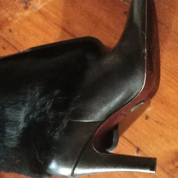 #14 R RETAILED@600 Different View RARE FRYE LEATHER &amp; FUR FRYE AVA BOOTS COPY
