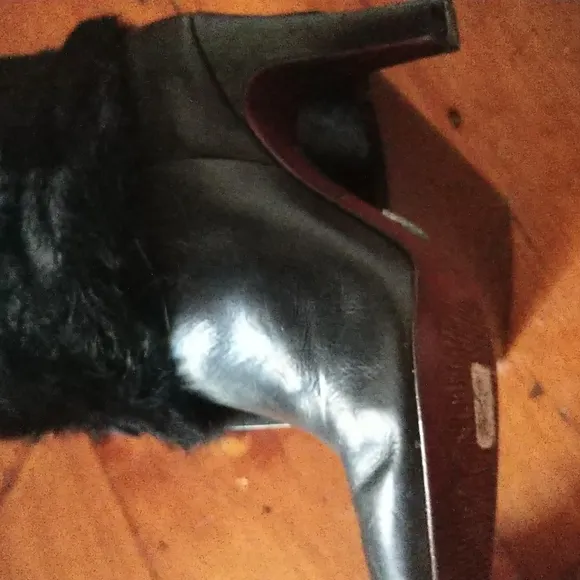 #14 R RETAILED@600 Different View RARE FRYE LEATHER &amp; FUR FRYE AVA BOOTS COPY