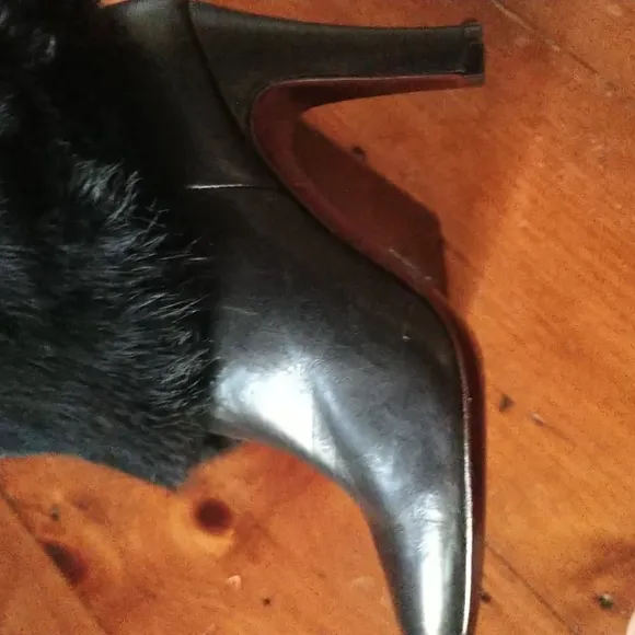 #14 R RETAILED@600 Different View RARE FRYE LEATHER &amp; FUR FRYE AVA BOOTS COPY
