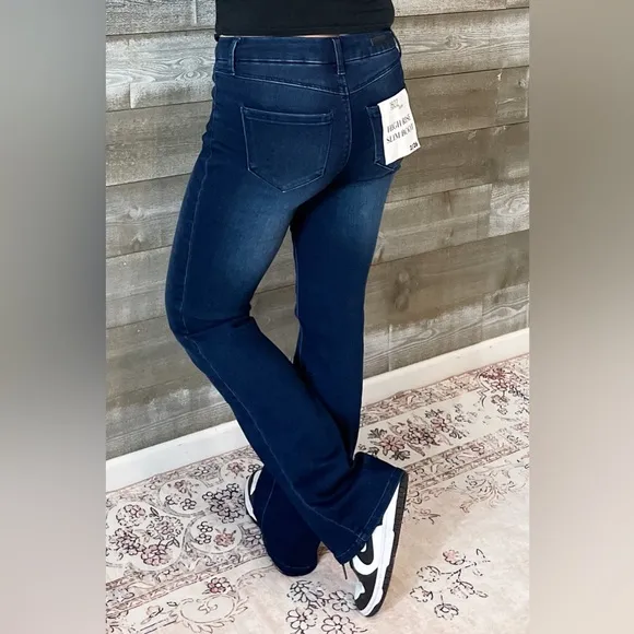 1822 Denim 30&quot; Inseam Better Butter Slim Bootcut Jeans Neuf CD4C2254A3-36N