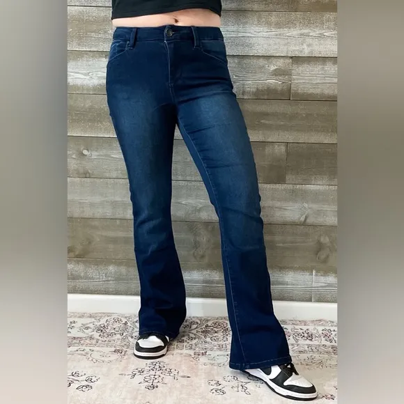 1822 Denim 30&quot; Inseam Better Butter Slim Bootcut Jeans Neuf CD4C2254A3-36N