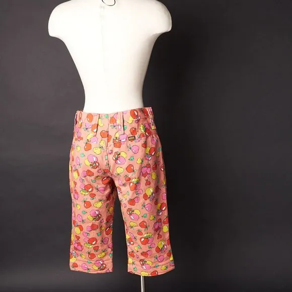 1970s Maverick Pink Apple Denim Culottes