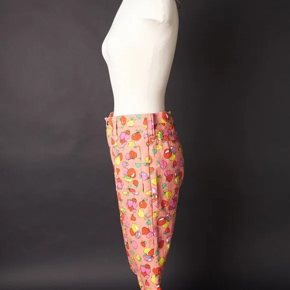 1970s Maverick Pink Apple Denim Culottes