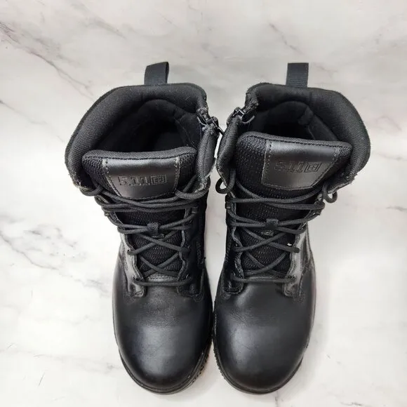 5.11 Tactical Men's Black Boots ATAC 2.0 6&quot; Tall Ankle Police Outdoor Size 11.5