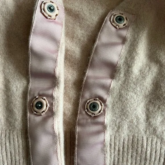 525 America Cashmere Cardigan | Soft Cozy Knitwear | Size XS