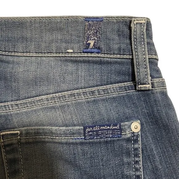 7 for all mankind short inseam bootcut jeans size 26