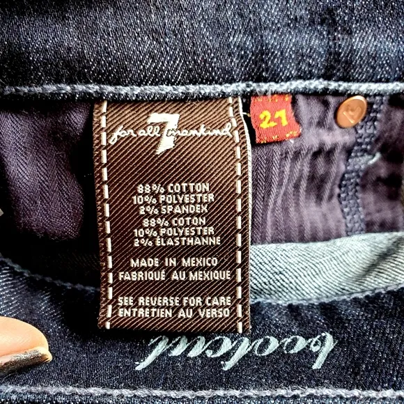 7 For All Mankind women's denim jeans size 27