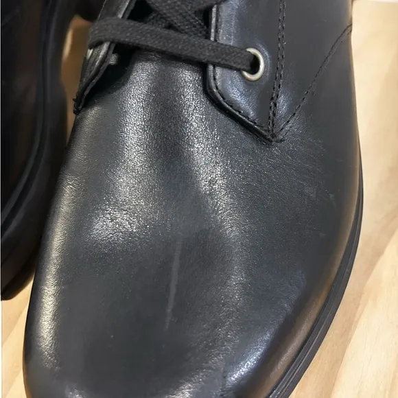 Abeo Vista Lace Black Leather Lace-Up Boots women’s size 10 nearly new