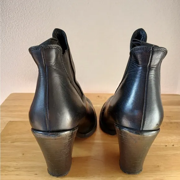 Acne Studios Star Black Ankle Boots Size 38