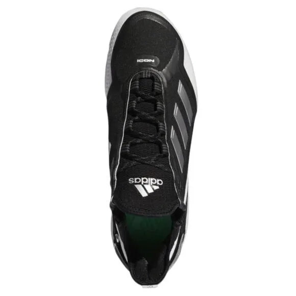 Adidas Icon 7 Boost Metal Baseball Cleats FY4178‎ Black White Men's 11.5 NWT