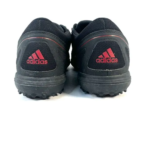 Adidas Mens Pure Motion Spikeless Waterproof Golf Shoes Size 9.5 Black Red