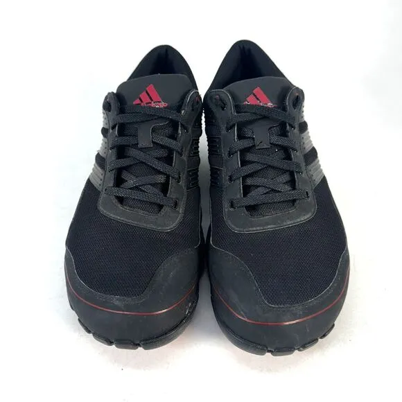 Adidas Mens Pure Motion Spikeless Waterproof Golf Shoes Size 9.5 Black Red