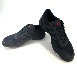 Adidas Mens Pure Motion Spikeless Waterproof Golf Shoes Size 9.5 Black Red