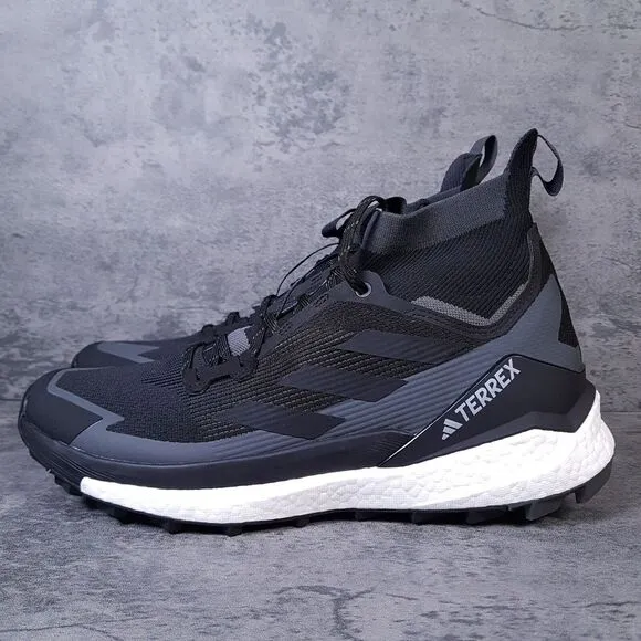 ADIDAS Terrex Free Hiker 2.0 Hiking Shoes Boots Mens 12 Black White