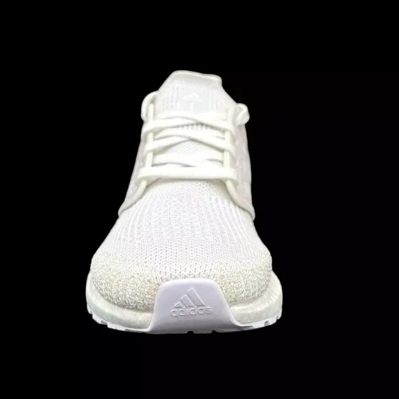 Adidas Ultraboost Youth Kids Running Shoes Size 4 White Iridescent Lace up