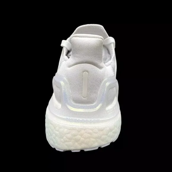 Adidas Ultraboost Youth Kids Running Shoes Size 4 White Iridescent Lace up