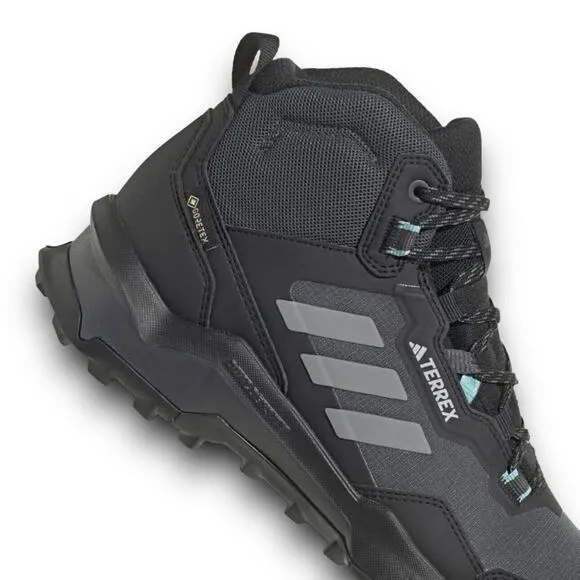 Adidas Womens Terrex AX4 Mid GTX Hiking Shoes Size 11.5 Grey Black HQ1049 New