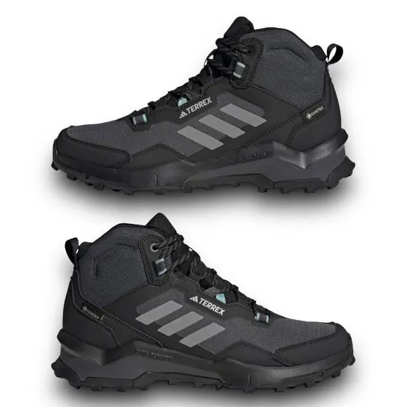 Adidas Womens Terrex AX4 Mid GTX Hiking Shoes Size 11.5 Grey Black HQ1049 New