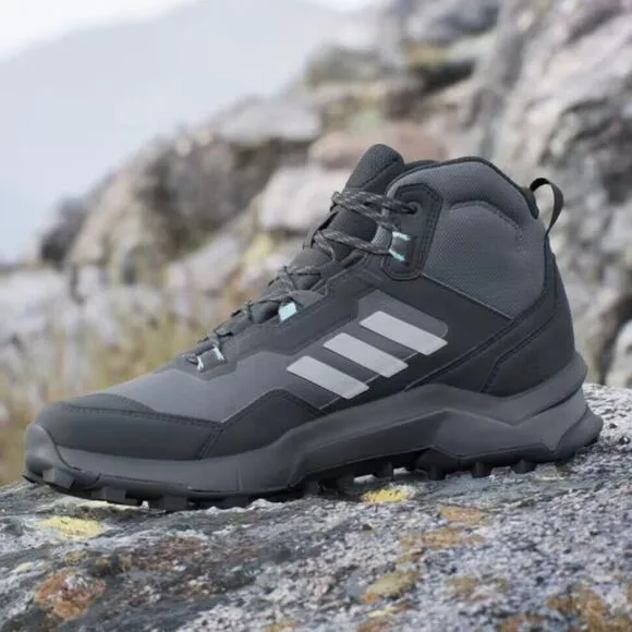 Adidas Womens Terrex AX4 Mid GTX Hiking Shoes Size 11.5 Grey Black HQ1049 New