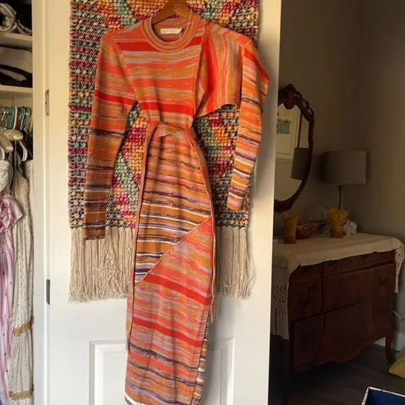 Adorable New Jonathan Simkhai wrap sweater dress!