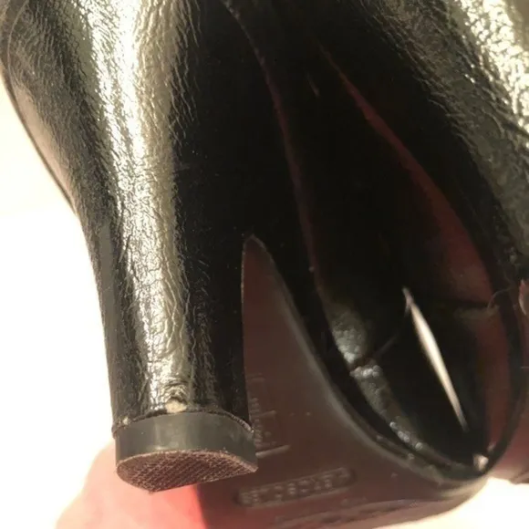 Aerosoles black patent leather heels pumps shoes