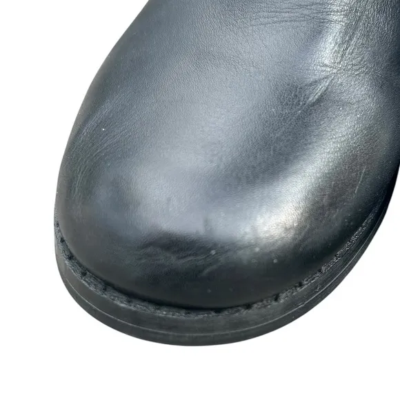Aetrex Chelsea Riding Boot 7.5 Black LeatherEquestrian Preppy Adjustable