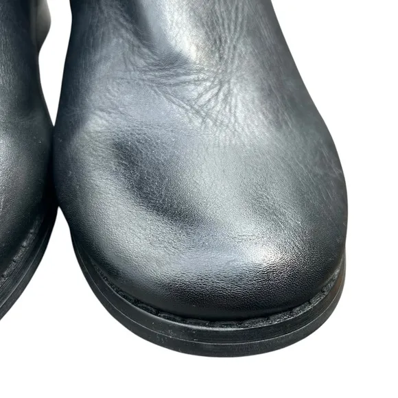 Aetrex Chelsea Riding Boot 7.5 Black LeatherEquestrian Preppy Adjustable