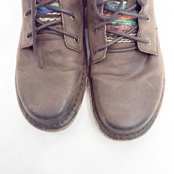 AETREX Jolie Sweater Boots in Chocolate Brown Leather: Women's size 40 9-9.5