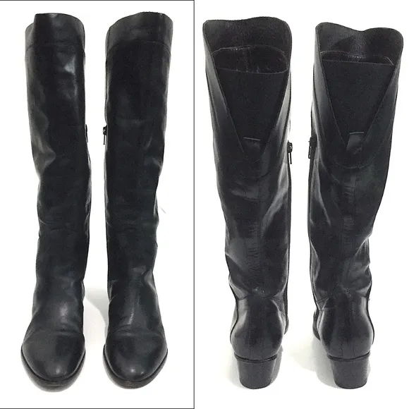 AGL ATTILIO GIUSTI LEOMBRUNI Tall Calfskin Boots