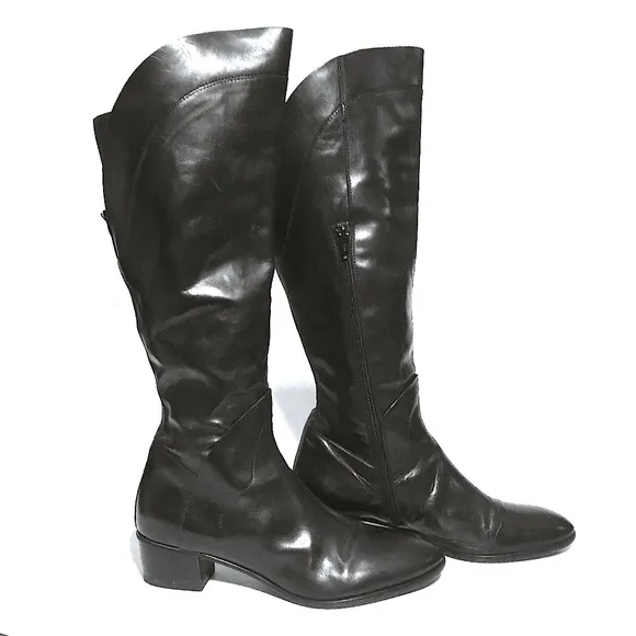 AGL ATTILIO GIUSTI LEOMBRUNI Tall Calfskin Boots