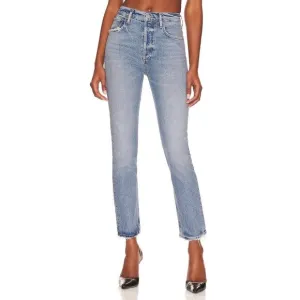 AGOLDE Riley Long Straight Jeans in Cove 32 Womens Denim Pants Trousers