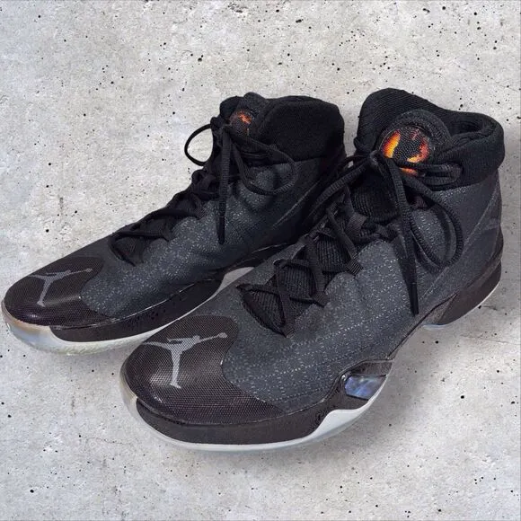 Air Jordan XXX 30 Black Cat Shoes Mens Size 11.5 Jumpman Logo Basketball