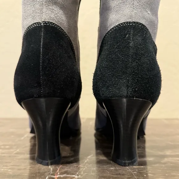 AJ Valenci Suede Patchwork Boots