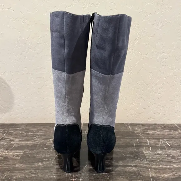 AJ Valenci Suede Patchwork Boots