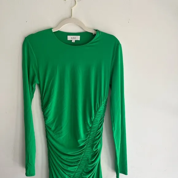 A.L.C. Adeline Green Dress Size Medium