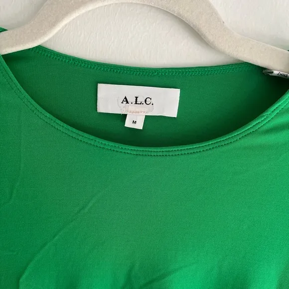 A.L.C. Adeline Green Dress Size Medium
