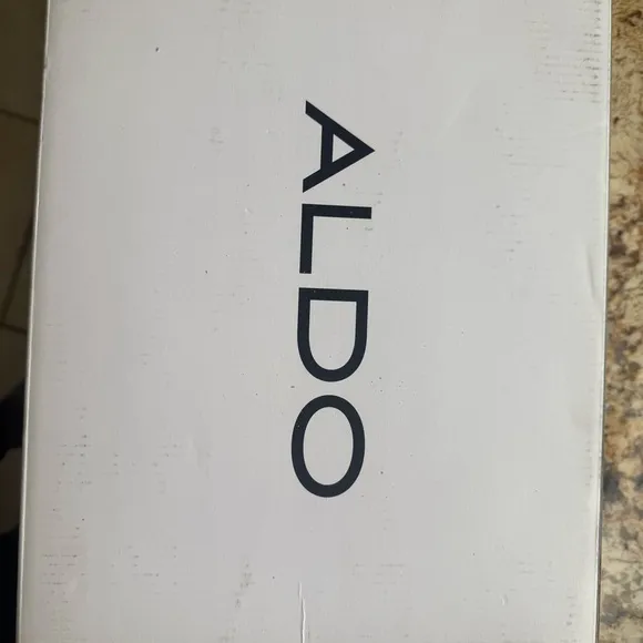 Aldo Gold Heels with Sparkling Straps and High Platform