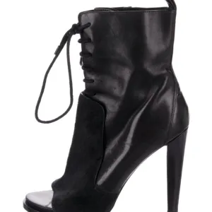 Alexander Wang Faux Leather Heel Boots Size 8