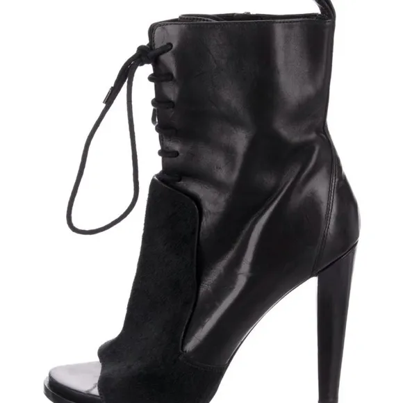 Alexander Wang Faux Leather Heel Boots Size 8