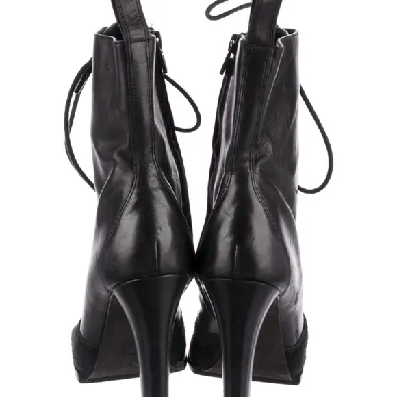 Alexander Wang Faux Leather Heel Boots Size 8