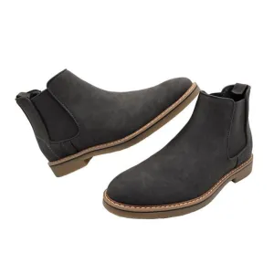 Alfani Chelsea Boots Gum Sole Gray Ankle Bootie Memory Foam Insole Men's 13M