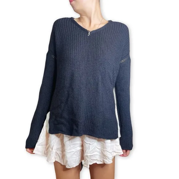 Alicia Adams Alpaca Cozy 100% Baby Alpaca Sweater Size M