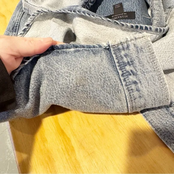 All Saints | Lily Shacket Dress, Oversized Denim Chore Coat Sz. US 6